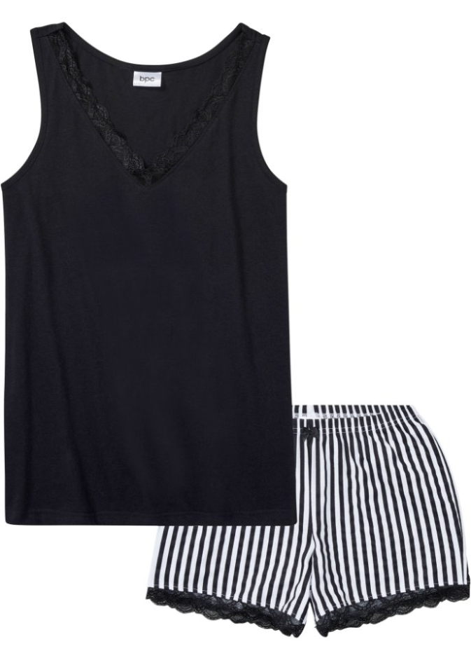 Lace V-Neck Set
